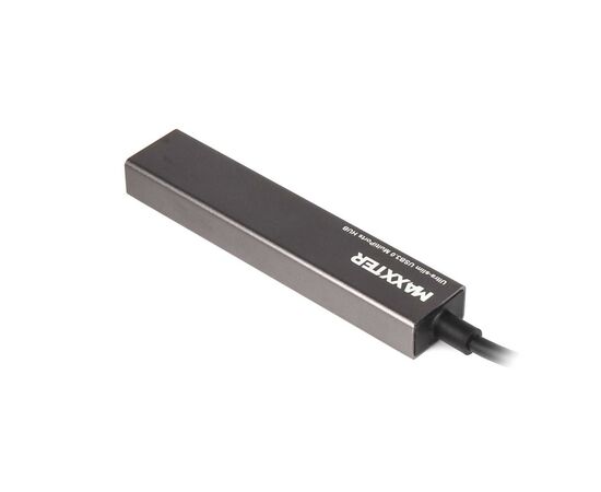 Концентратор Maxxter USB 3.0 Type-A 4 ports grey (HU3A-4P-02), изображение 2 Концентратор Maxxter USB 3.0 Type-A 4 ports grey (HU3A-4P-02), изображение 2
