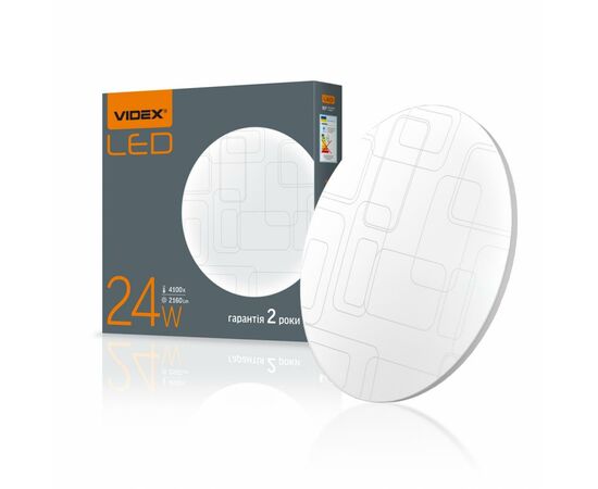 Светильник Videx LED 24W 4100K 220V (VL-CLR-244R), изображение 3 Светильник Videx LED 24W 4100K 220V (VL-CLR-244R), изображение 3
