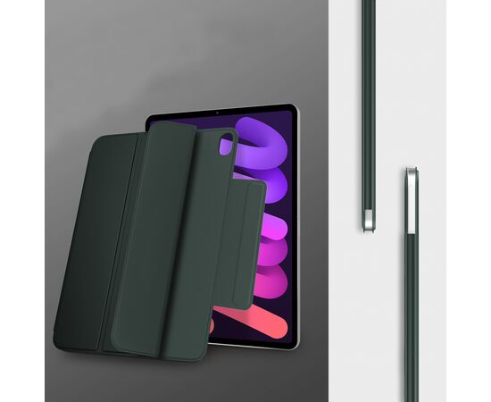 Чехол для планшета BeCover Magnetic Buckle Apple iPad mini 6 2021 Dark Green (706826), изображение 3 Чехол для планшета BeCover Magnetic Buckle Apple iPad mini 6 2021 Dark Green (706826), изображение 3