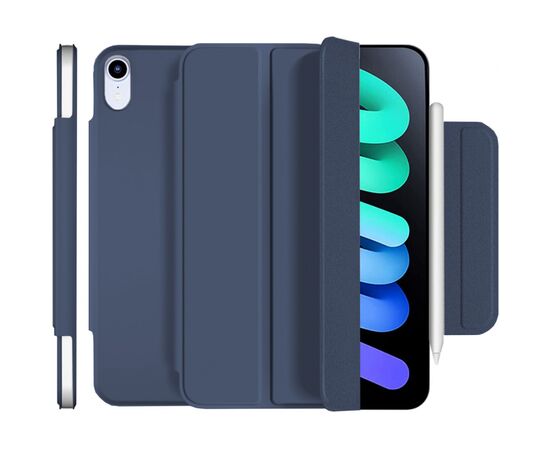 Чехол для планшета BeCover Magnetic Buckle Apple iPad mini 6 2021 Deep Blue (706825), изображение 2 Чехол для планшета BeCover Magnetic Buckle Apple iPad mini 6 2021 Deep Blue (706825), изображение 2