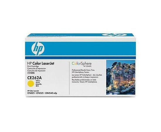 Картридж HP CLJ CP4025/4525 yellow (CE262A)