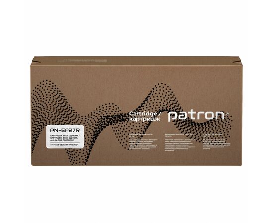 Картридж Patron CANON EP-27 Extra (PN-EP27R), изображение 5 Картридж Patron CANON EP-27 Extra (PN-EP27R), изображение 5