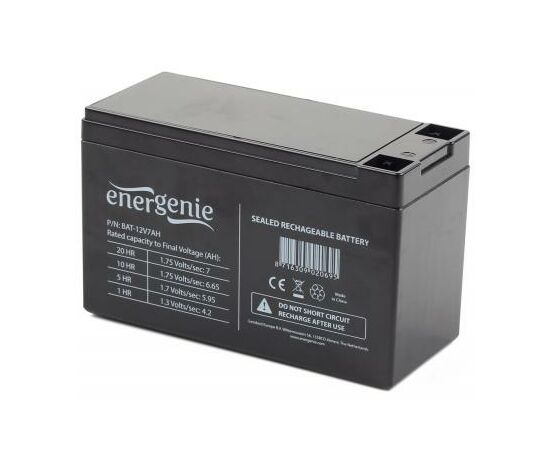 Батарея до ДБЖ EnerGenie 12В 7 Ач (BAT-12V7AH)