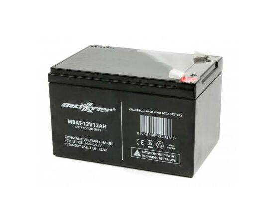 Батарея до ДБЖ Maxxter 12V 12AH (MBAT-12V12AH)