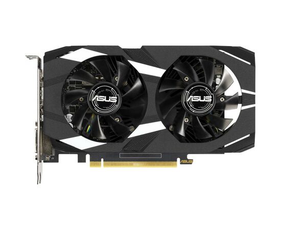 Видеокарта ASUS GeForce GTX1650 4096Mb DUAL OC (DUAL-GTX1650-O4G), изображение 2 Видеокарта ASUS GeForce GTX1650 4096Mb DUAL OC (DUAL-GTX1650-O4G), изображение 2