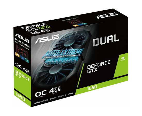 Видеокарта ASUS GeForce GTX1650 4096Mb DUAL OC (DUAL-GTX1650-O4G), изображение 6 Видеокарта ASUS GeForce GTX1650 4096Mb DUAL OC (DUAL-GTX1650-O4G), изображение 6