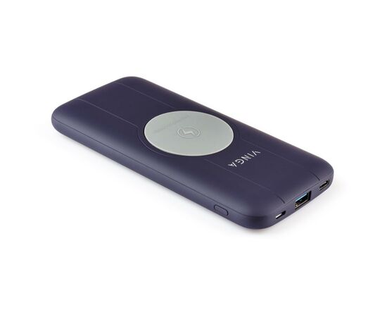 Батарея универсальная Vinga 10000 mAh Wireless QC3.0 PD soft touch purple (BTPB3510WLROP), изображение 3 Батарея универсальная Vinga 10000 mAh Wireless QC3.0 PD soft touch purple (BTPB3510WLROP), изображение 3