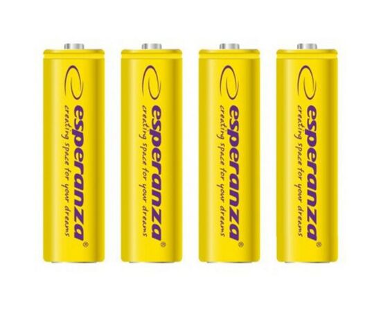Аккумулятор Esperanza AA 2000mAh Ni-MH * 4 yellow (EZA104Y)