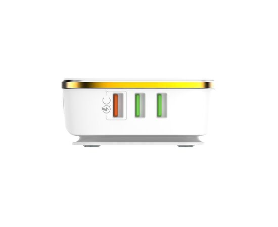 Зарядное устройство ColorWay 6USB (1QC3.0 + 5 AUTO ID) 7A (35W) white (CW-CHS019Q-WT), изображение 7 Зарядное устройство ColorWay 6USB (1QC3.0 + 5 AUTO ID) 7A (35W) white (CW-CHS019Q-WT), изображение 7