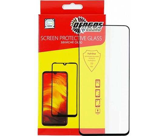 Скло захисне Dengos Full Glue OPPO A53, black frame (TGFG-143)