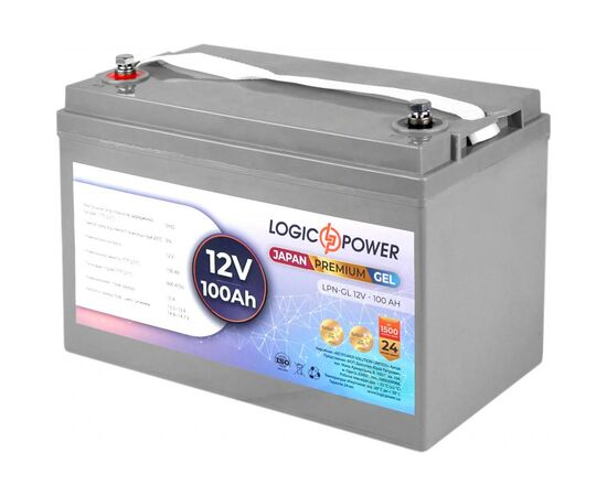 Батарея к ИБП LogicPower LPN-GL 12В 100Ач (13719), изображение 3 Батарея к ИБП LogicPower LPN-GL 12В 100Ач (13719), изображение 3