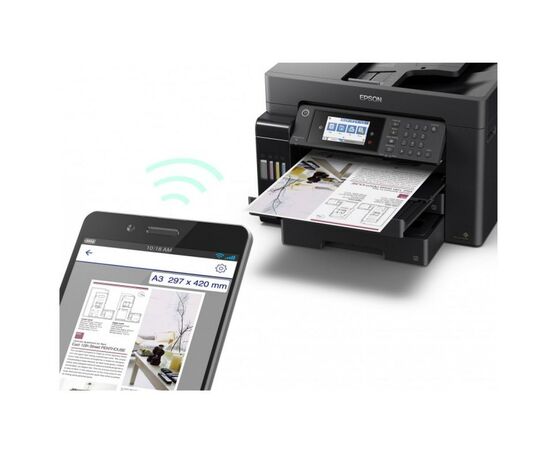Многофункциональное устройство Epson L15160 Фабрика печати c WI-FI (C11CH71404), изображение 5 Многофункциональное устройство Epson L15160 Фабрика печати c WI-FI (C11CH71404), изображение 5
