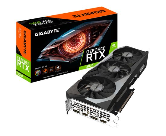Відеокарта GIGABYTE GeForce RTX3070 8Gb GAMING OC 2.0 LHR (GV-N3070GAMING OC-8GD 2.0)