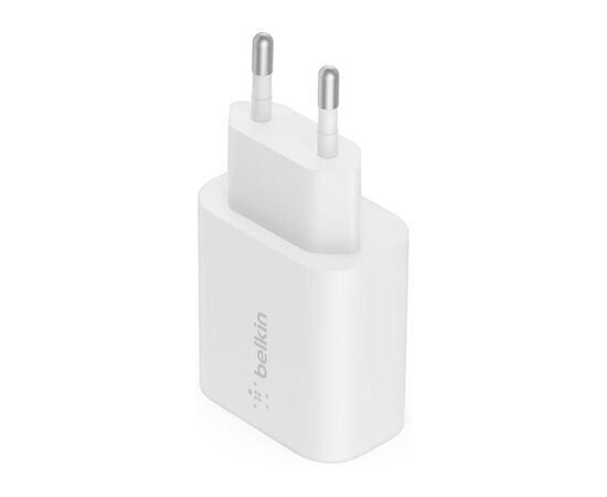 Зарядное устройство Belkin Home Charger 25W Power PD PPS USB-C, white (WCA004VFWH), изображение 2 Зарядное устройство Belkin Home Charger 25W Power PD PPS USB-C, white (WCA004VFWH), изображение 2
