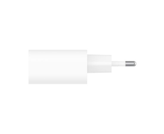 Зарядное устройство Belkin Home Charger 25W Power PD PPS USB-C, white (WCA004VFWH), изображение 4 Зарядное устройство Belkin Home Charger 25W Power PD PPS USB-C, white (WCA004VFWH), изображение 4