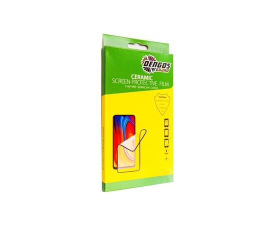 Скло захисне Dengos Ceramic Film для Samsung Galaxy A03s (black) (TGCF-14)