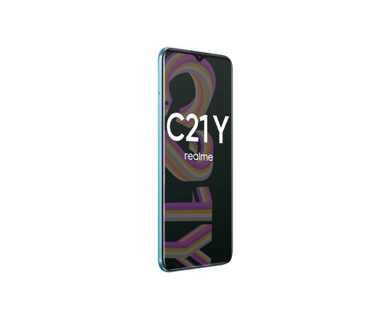 Мобильный телефон realme C21Y 4/64Gb (RMX3263) no NFC Cross Blue, изображение 7 Мобильный телефон realme C21Y 4/64Gb (RMX3263) no NFC Cross Blue, изображение 7