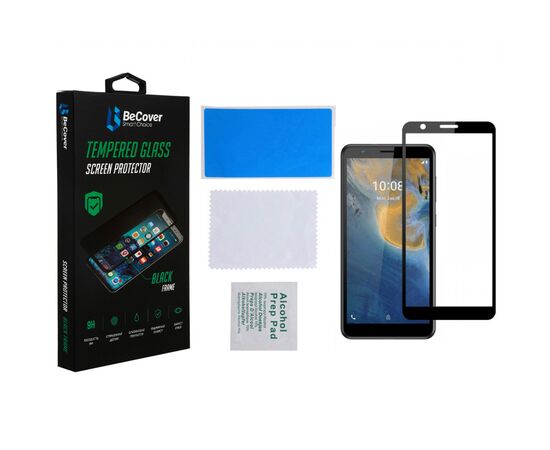 Стекло защитное BeCover ZTE Blade A31 Black (707166), изображение 2 Стекло защитное BeCover ZTE Blade A31 Black (707166), изображение 2