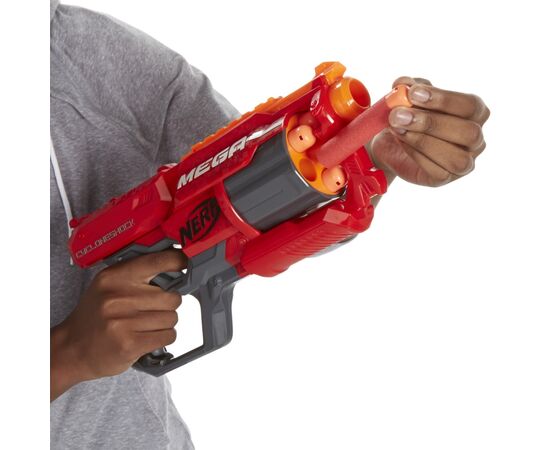 Игрушечное оружие Hasbro Nerf МЕГА Циклон (бластер) (A9353), изображение 3 Игрушечное оружие Hasbro Nerf МЕГА Циклон (бластер) (A9353), изображение 3