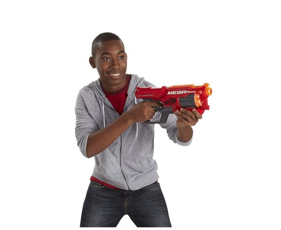 Игрушечное оружие Hasbro Nerf МЕГА Циклон (бластер) (A9353), изображение 4 Игрушечное оружие Hasbro Nerf МЕГА Циклон (бластер) (A9353), изображение 4