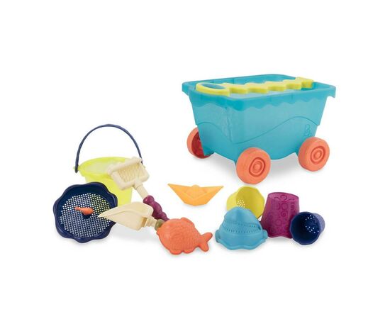 Іграшка для піску Battat Візок Море (BX1596Z), зображення 3 Іграшка для піску Battat Візок Море (BX1596Z), зображення 3
