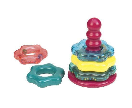 Розвиваюча іграшка Battat Кольорова пірамідка (BT2579Z), зображення 2