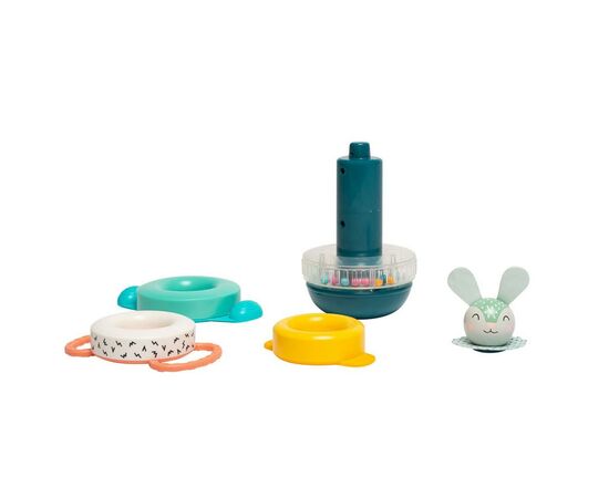 Розвиваюча іграшка Taf Toys пірамідка Кролик колекція Полярне сяйво (12445), зображення 2 Розвиваюча іграшка Taf Toys пірамідка Кролик колекція Полярне сяйво (12445), зображення 2