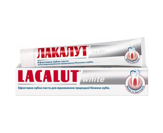 Зубная паста Lacalut white 75 мл (4016369696330)