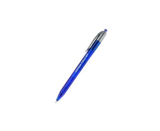 Ручка шариковая Unimax автоматическая Trio RT, синяя (UX-109-02)