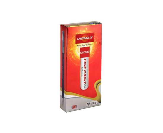 Ручка шариковая Unimax Fine Point Dlx., черная (UX-111-01), изображение 3 Ручка шариковая Unimax Fine Point Dlx., черная (UX-111-01), изображение 3