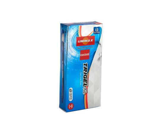 Ручка гелевая Unimax Trigel, красная (UX-130-06), изображение 3 Ручка гелевая Unimax Trigel, красная (UX-130-06), изображение 3