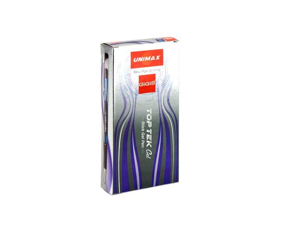 Ручка гелевая Unimax Top Tek Gel, красная (UX-133-06), изображение 3 Ручка гелевая Unimax Top Tek Gel, красная (UX-133-06), изображение 3