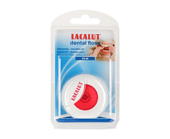 Зубна нитка Lacalut 50 м (4016369546536)