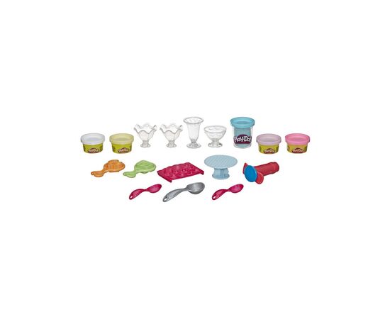 Набор для творчества Hasbro Play-Doh Кухонные принадлежности Стаканчики мороженого (E7275), изображение 2 Набор для творчества Hasbro Play-Doh Кухонные принадлежности Стаканчики мороженого (E7275), изображение 2