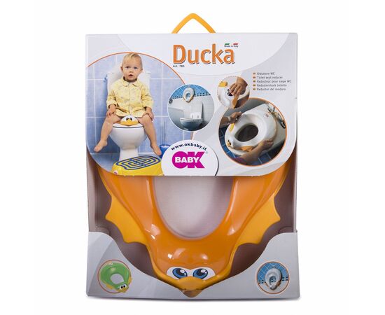Накладка на унитаз Ok Baby Ducka анатомической формы Оранжевая (37854530), изображение 7 Накладка на унитаз Ok Baby Ducka анатомической формы Оранжевая (37854530), изображение 7