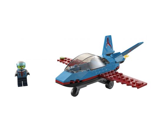 Конструктор LEGO City Great Vehicles Трюковый самолёт 59 деталей (60323), изображение 2 Конструктор LEGO City Great Vehicles Трюковый самолёт 59 деталей (60323), изображение 2