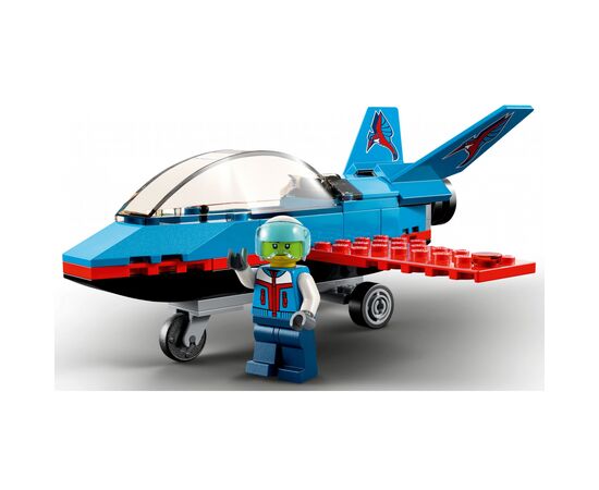 Конструктор LEGO City Great Vehicles Трюковый самолёт 59 деталей (60323), изображение 3 Конструктор LEGO City Great Vehicles Трюковый самолёт 59 деталей (60323), изображение 3