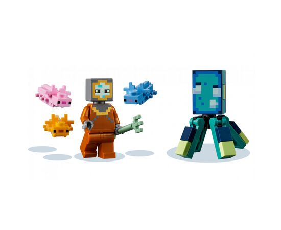 Конструктор LEGO Minecraft Битва зі стражем 255 деталей (21180), зображення 7 Конструктор LEGO Minecraft Битва зі стражем 255 деталей (21180), зображення 7