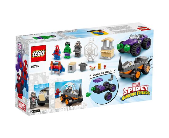 Конструктор LEGO Disney Сутичка Халка і Носорога на вантажівках (10782), зображення 7