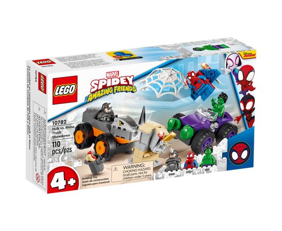 Конструктор LEGO Disney Схватка Халка и Носорога на грузовиках (10782)
