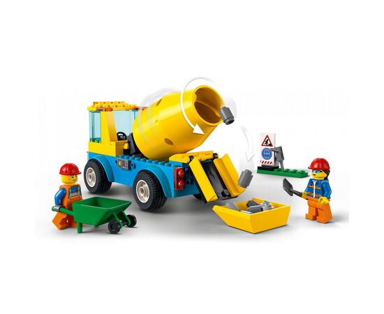 Конструктор LEGO City Great Vehicles Бетонозмішувач 85 деталей (60325), зображення 3 Конструктор LEGO City Great Vehicles Бетонозмішувач 85 деталей (60325), зображення 3