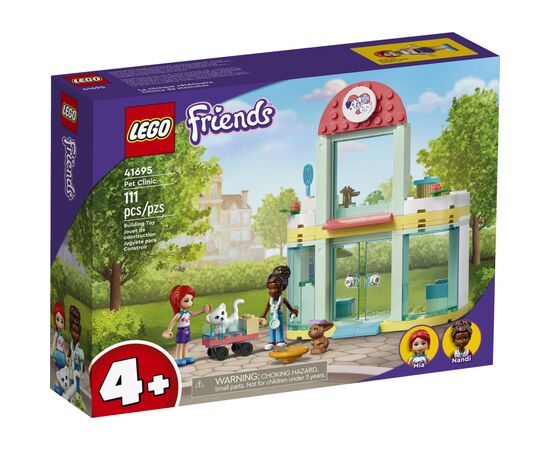 Конструктор LEGO Friends Клініка для домашніх тварин (41695)