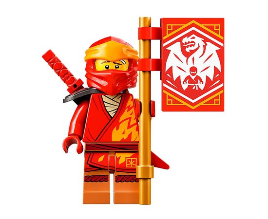 Конструктор LEGO Ninjago Вогненний дракон ЕВО Кая 204 деталі (71762), зображення 3