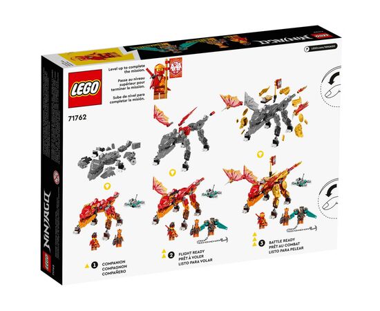 Конструктор LEGO Ninjago Вогненний дракон ЕВО Кая 204 деталі (71762), зображення 8