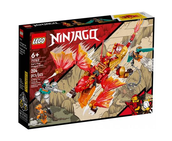 Конструктор LEGO Ninjago Огненный дракон ЭВО Кая 204 детали (71762)