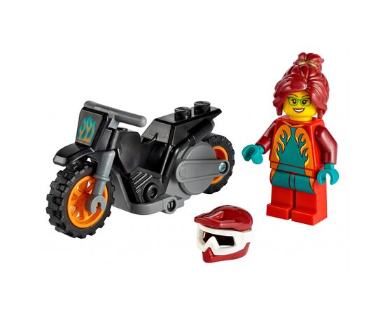 Конструктор LEGO City Stuntz Вогняний трюковий мотоцикл 11 деталей (60311), зображення 2 Конструктор LEGO City Stuntz Вогняний трюковий мотоцикл 11 деталей (60311), зображення 2