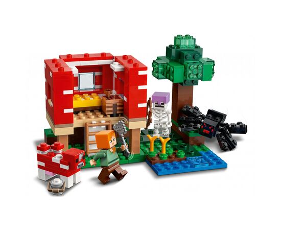 Конструктор LEGO Minecraft Грибной дом 272 детали (21179), изображение 4 Конструктор LEGO Minecraft Грибной дом 272 детали (21179), изображение 4
