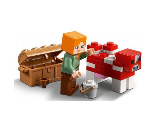 Конструктор LEGO Minecraft Грибной дом 272 детали (21179), изображение 5 Конструктор LEGO Minecraft Грибной дом 272 детали (21179), изображение 5