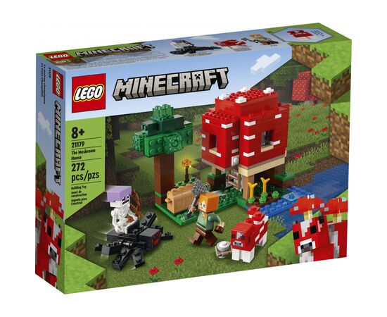 Конструктор LEGO Minecraft Грибной дом 272 детали (21179)
