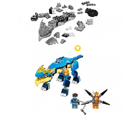 Конструктор LEGO Ninjago Грозовой дракон ЭВО Джея 140 деталей (71760), изображение 6 Конструктор LEGO Ninjago Грозовой дракон ЭВО Джея 140 деталей (71760), изображение 6